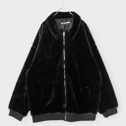 Drizzler Fur Jacket BLACK