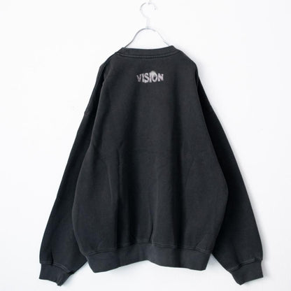 VISION STREET WEAR ピグメントメタルサークルトレーナー CHARCOAL