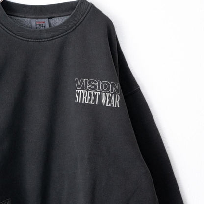 VISION STREET WEAR ピグメントデジタルフォトトレーナー CHARCOAL