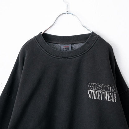 VISION STREET WEAR ピグメントデジタルフォトトレーナー CHARCOAL