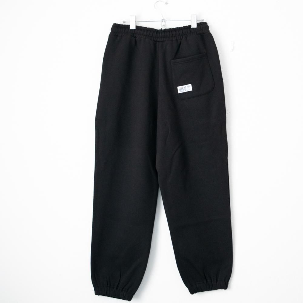 VISION STREET WEAR メタル発泡ロゴ スウェットパンツ BLACK