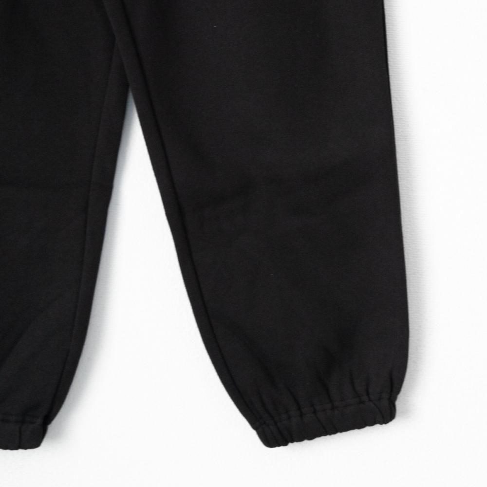 VISION STREET WEAR メタル発泡ロゴ スウェットパンツ BLACK