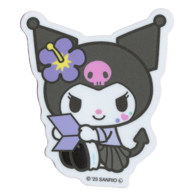 Sanrio Characters Heisei Kogal Mini Sticker Kuromi Uniform Sanrio Cute Character SAN-057