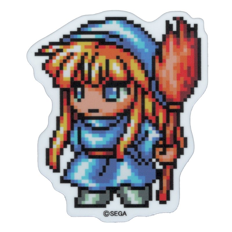 Puyo Puyo Dot Die Cut Mini Sticker Witch SEGA Character Fever PUYO-017