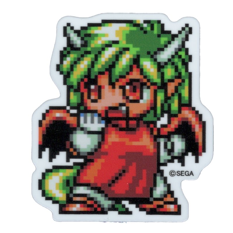 Puyo Puyo Dot Die Cut Mini Sticker Draco SEGA Character Fever PUYO-018