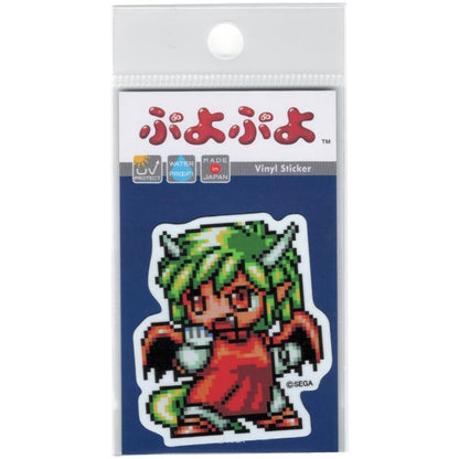 ぷよぷよ ドット ダイカットミニステッカー ドラコ SEGA セガ キャラクター フィーバー PUYO-018