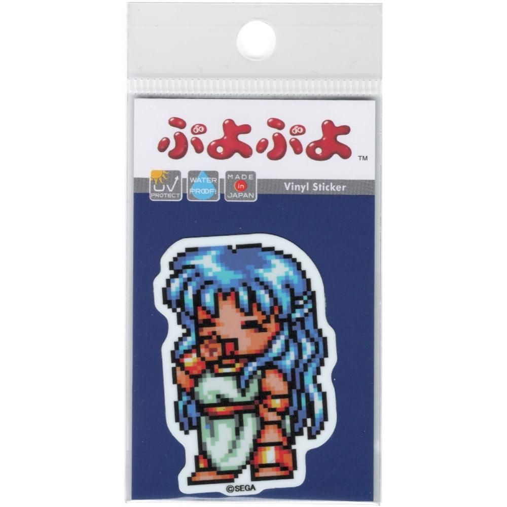 ぷよぷよ ドット ダイカットミニステッカー ルルー SEGA セガ キャラクター フィーバー PUYO-019