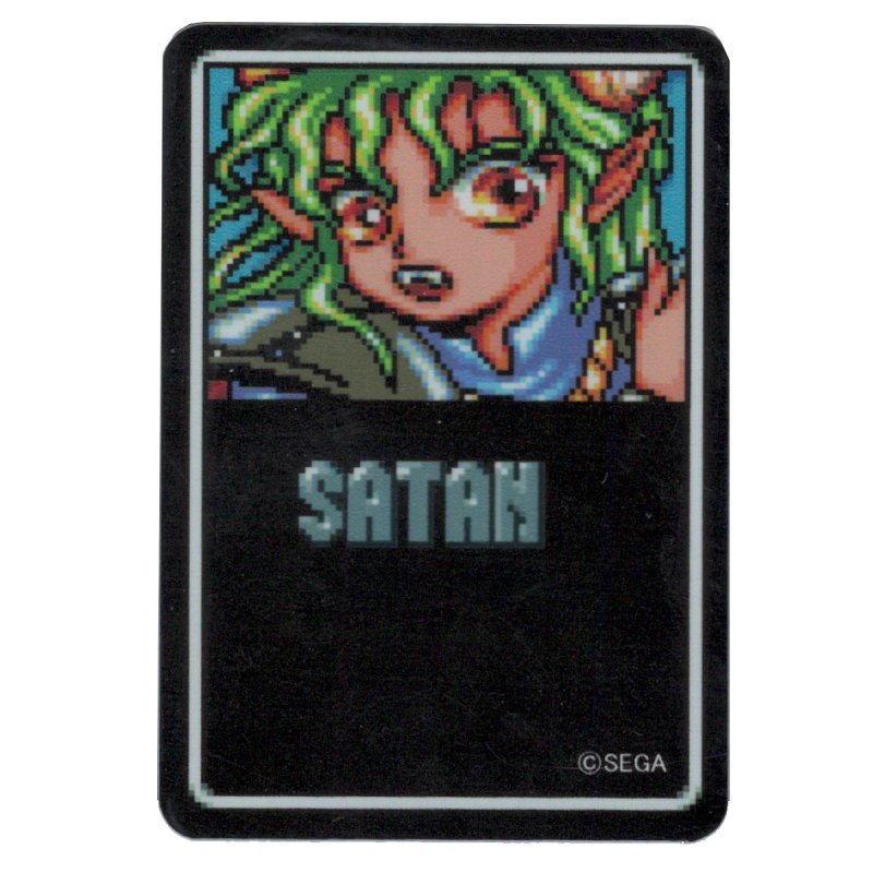 Puyo Puyo Dot Die Cut Mini Sticker Satan Square SEGA Character Fever PUYO-025