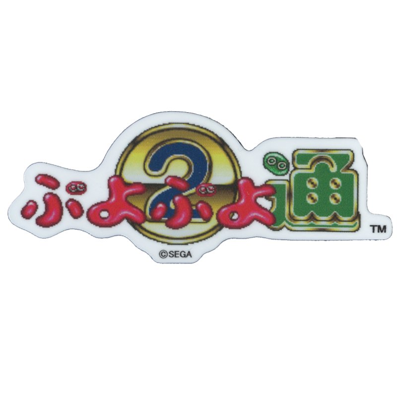 Puyo Puyo Dot Die Cut Mini Sticker Puyo Puyo Tsu Logo SEGA Character Fever PUYO-033