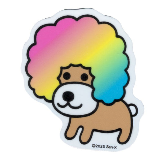 Afro Dog Die Cut Mini Sticker Afro Dog Character San-X San-x Popular Legend SANX001