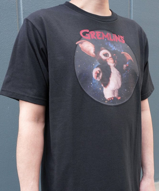 GREMLINS Printed Short Sleeve Big T-shirt BLACK