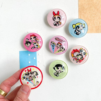 The Powerpuff Girls x Flapper Crystal Magnet