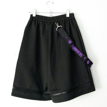 ACDC RAG 渦雷 CYBER PUNK ハーフパンツ BLACK PURPLE