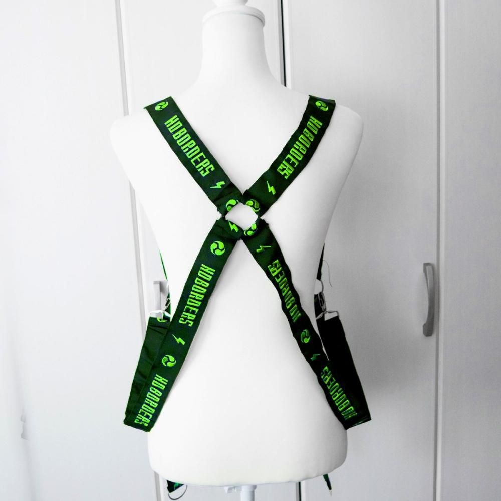 ACDC RAG 渦雷 CYBER PUNK ハーネス BLACK GREEN
