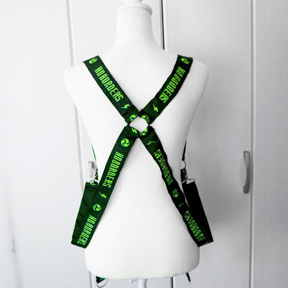 ACDC RAG 渦雷 CYBER PUNK ハーネス BLACK GREEN