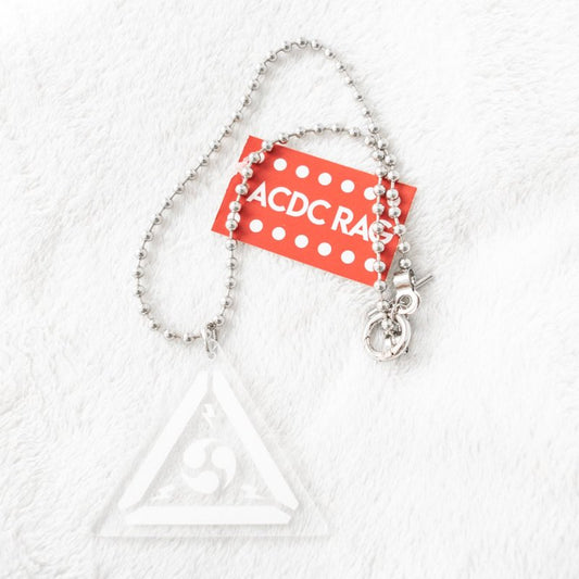 ACDC RAG Uzurai CYBER PUNK Acrylic Plate Necklace CLEAR