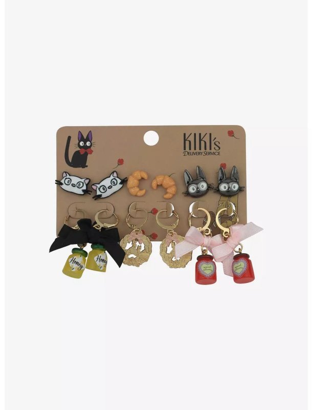 Kiki's Delivery Service Parallel Import Icons Cuff Earrings Set