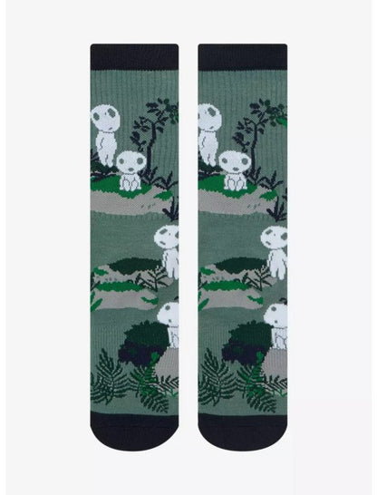 Princess Mononoke Kodama Crew Socks
