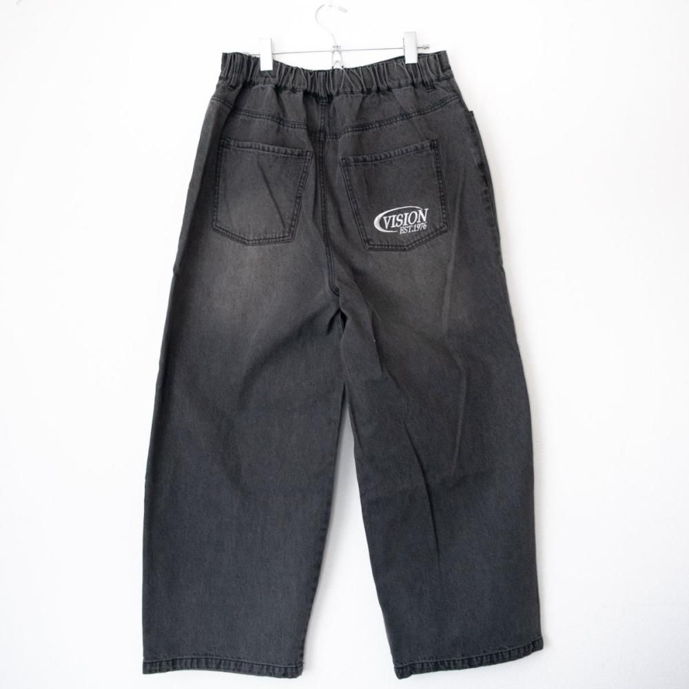 VISION STREET WEAR クラッシュ デニムパンツ LIGHT GRAY