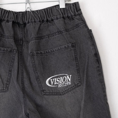 VISION STREET WEAR クラッシュ デニムパンツ LIGHT GRAY