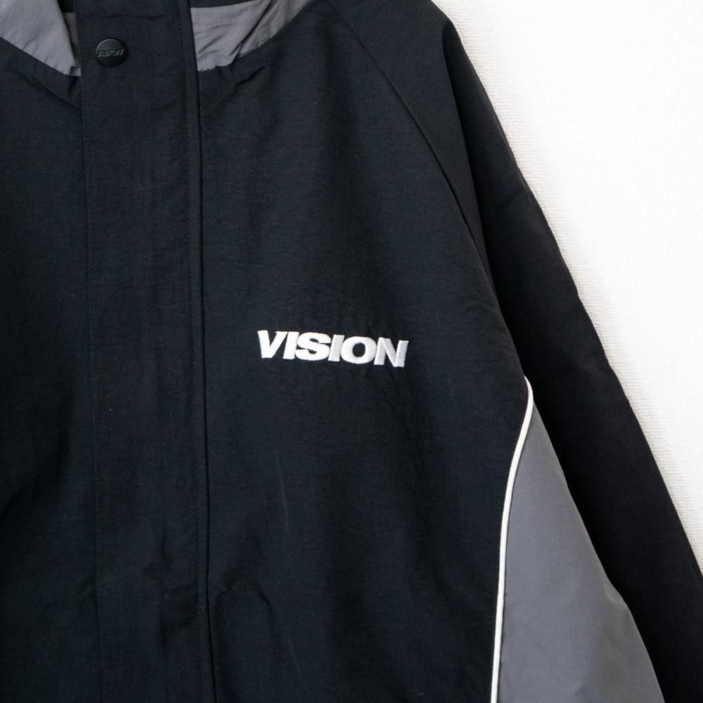 VISION STREET WEAR ラグラントラックジャケット BLACK