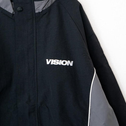 VISION STREET WEAR ラグラントラックジャケット BLACK