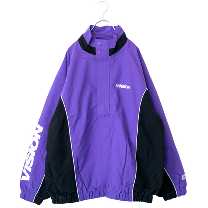 VISION STREET WEAR ラグラントラックジャケット VIOLET PURPLE