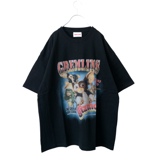 GREMLINS Gremlin Gizmo Rock Photo Print Short Sleeve T-Shirt BLACK
