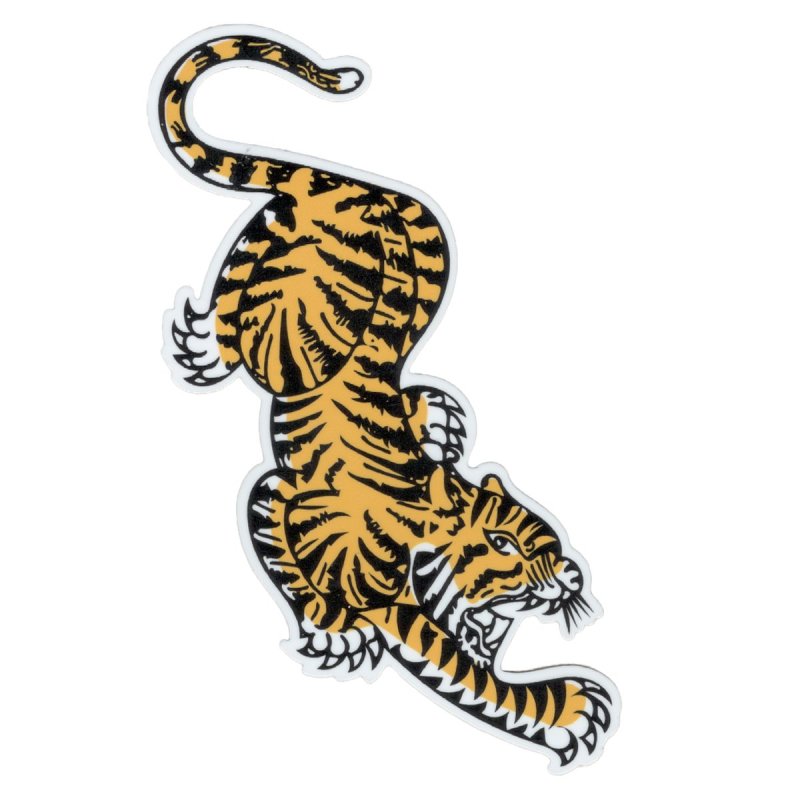 Tiger RIGHT Tiger Biker Sticker Motorcycle Harley Helmet BK006