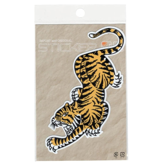 虎 LEFT TIGER タイガー バイカーステッカー バイク ハーレー ヘルメット BK007