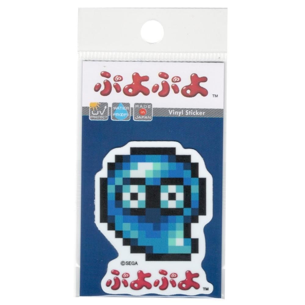 ぷよぷよ ドット第二弾 ミニステッカー あおぷよ SEGA セガ キャラクター フィーバー グッズ PUYO037