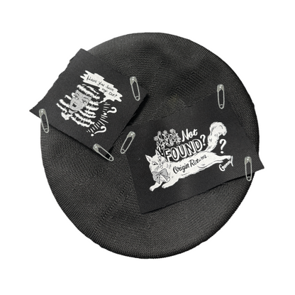 NOIKISU x Gummy 404 NOT FOUND Summer Beret BLACK