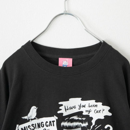 404 NOT FOUND by Gummy ビッグシルエット 長袖Tシャツ ロンT CHARCOAL