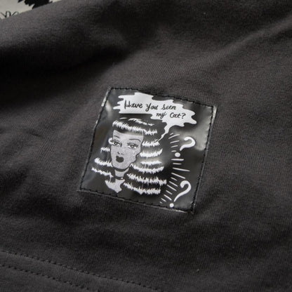 404 NOT FOUND by Gummy ビッグシルエット 長袖Tシャツ ロンT CHARCOAL