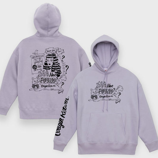 [Shipping in late May] 404 NOT FOUND by Gummy Pullover Hoodie Parka LAVENDER