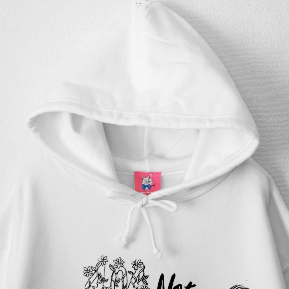 404 NOT FOUND by Gummy プルオーバー フーディー パーカー WHITE
