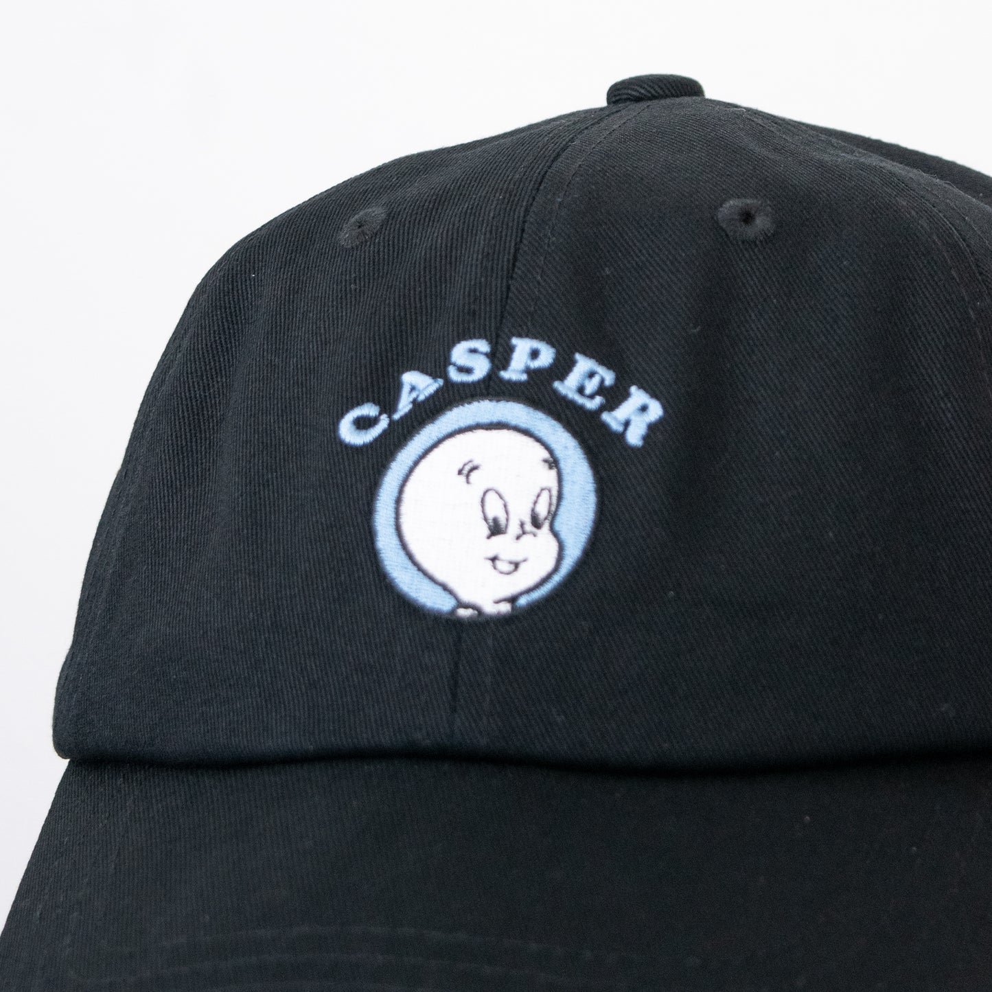 Casper キャスパー 刺繍 キャップ BLACK