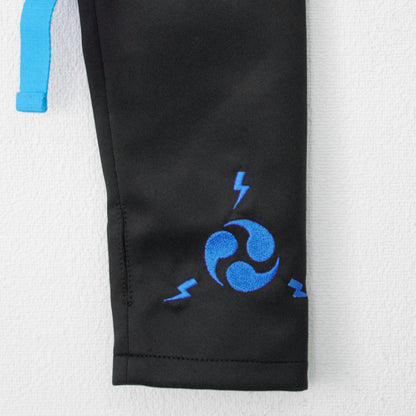 ACDC RAG CYBER PUNK 渦雷 アームカバー NEON BLUE BLACK