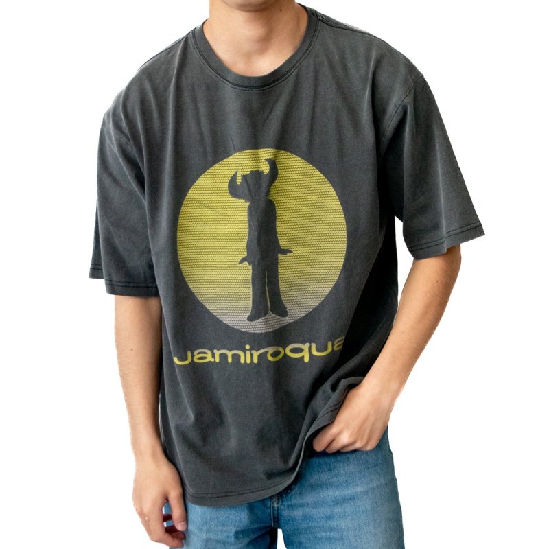 Jamiroquai ジャミロクワイ サークルロゴ Tシャツ BLACK