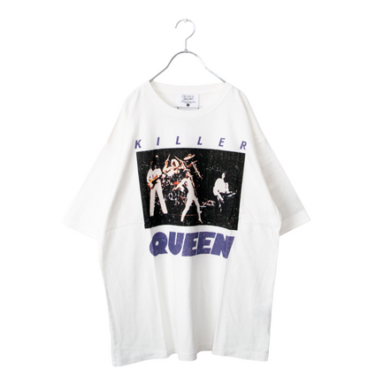 QUEEN クイーン フォト ロゴ Tシャツ WHITE