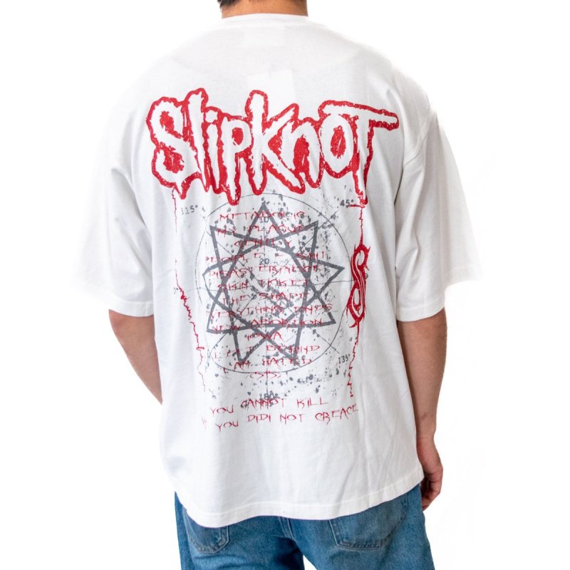 Slipknot スリップノット ロゴTシャツ Tシャツ WHITE