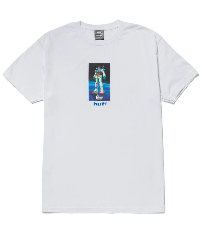 HUF × 機動戦士ガンダム RX-78 S/S TEE WHITE