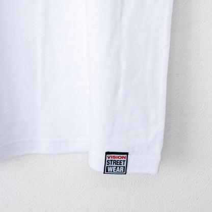 VISION STREET WEAR 寿司 スケートボード 半袖 Tシャツ WHITE Bエビ