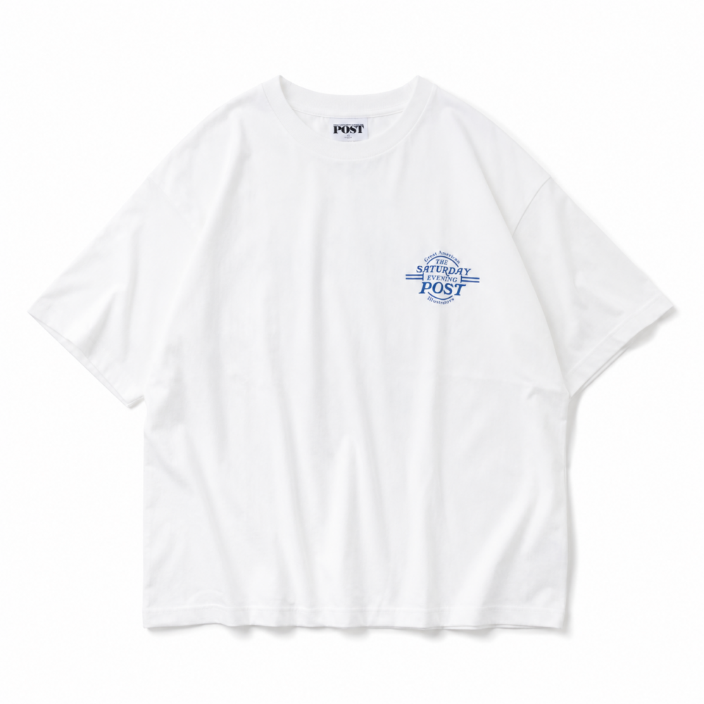 POST ノーマンロックウェル プリントTシャツ WHITE