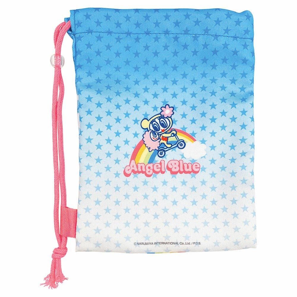 エンジェルブルー ANGEL BLUE ショッパー風巾着 BLUE