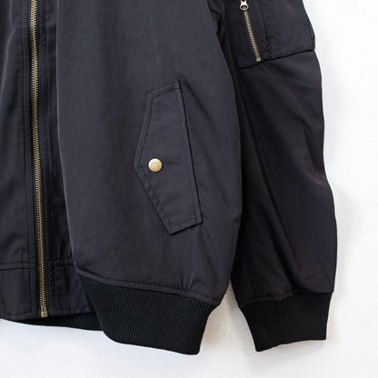 VISION STREET WEAR ワッペンビッグ MA-1 BLACK