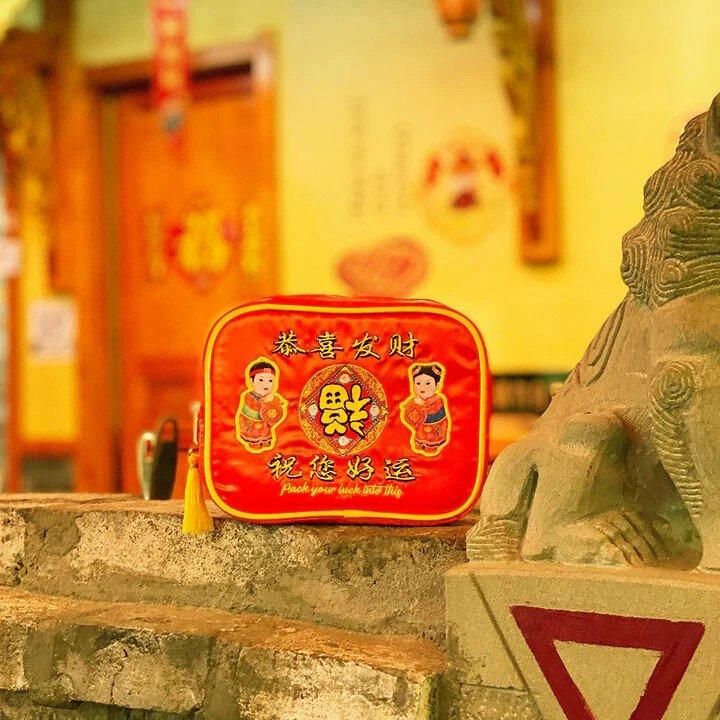 MYUUA 中国 スクエアポーチ 春節