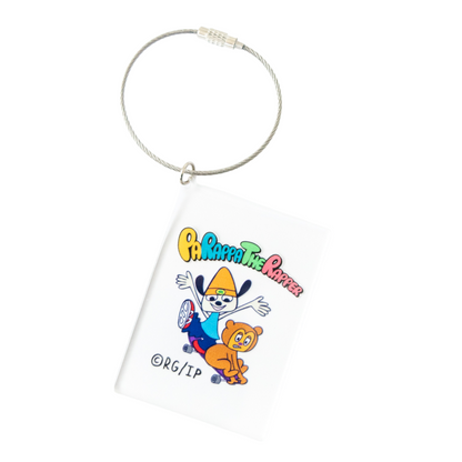 PaRappa the Rapper Acrylic Keychain (Skateboard) CLEAR