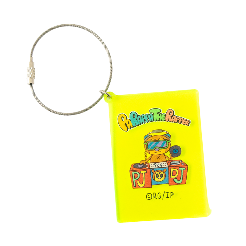 PaRappa the Rapper Acrylic Keychain (PJ Berri) YELLOW GREEN