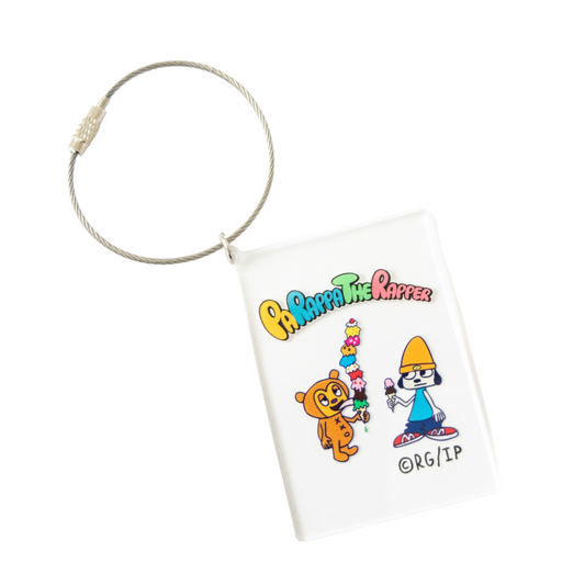 PaRappa the Rapper Acrylic Keychain (Ice Cream) CLEAR